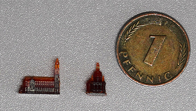 Bauteile aus dem µSL-3D-Druck Bauteile aus dem µSL-3D-Druck