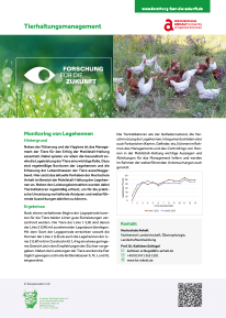 Monitoring von Legehennen 
